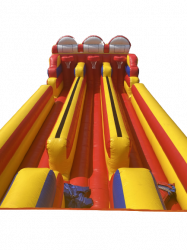 3 lane  bungee run basketball
