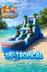 18ft Tropical Slide (Dry)